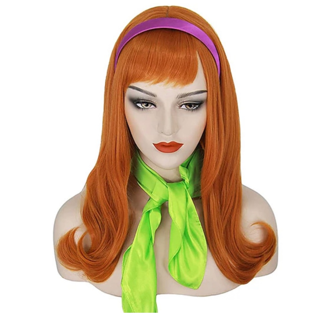 Daphne ( Scooby Doo) Wig and hair net BRAND NEW
